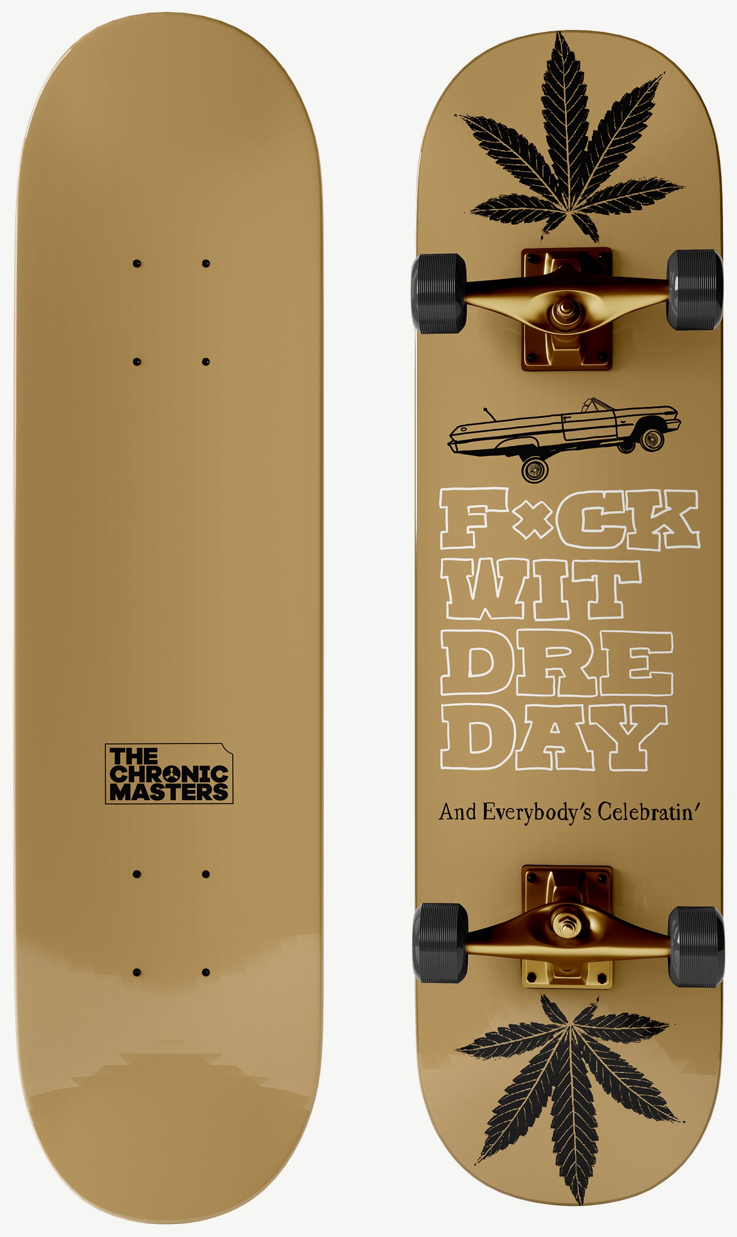 Skate deck from The Chronic Masters collector series