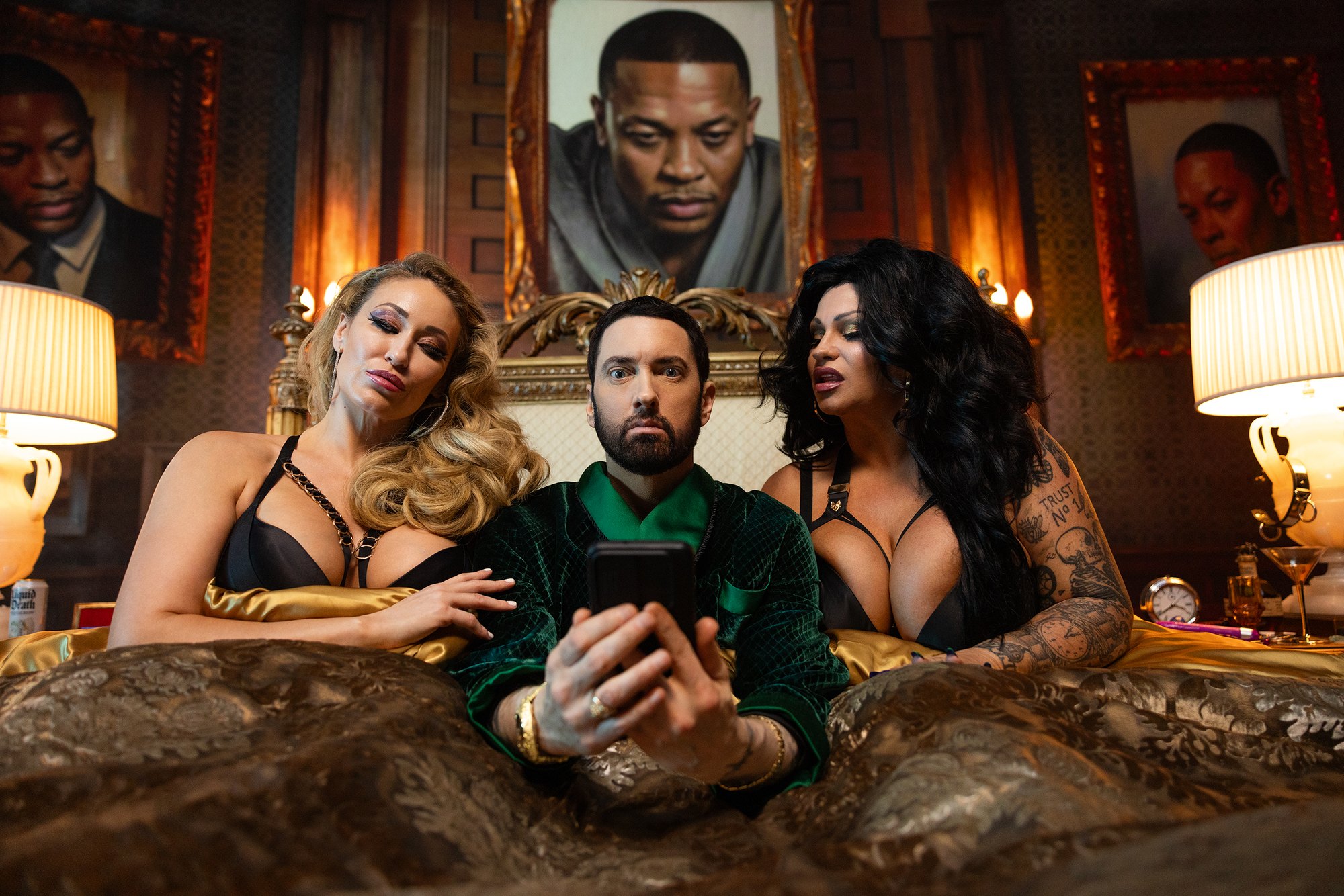 Set photograph from the Houdini video