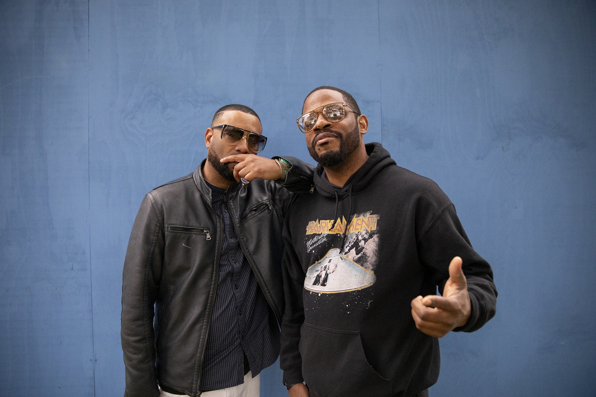 Madlib and Karriem Riggins photographed together